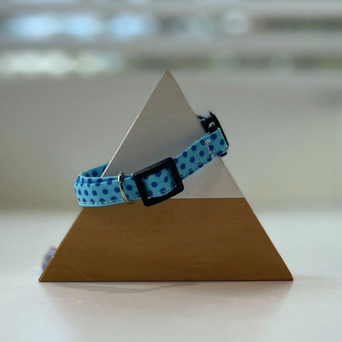 Cat Collar - Dotty Blue