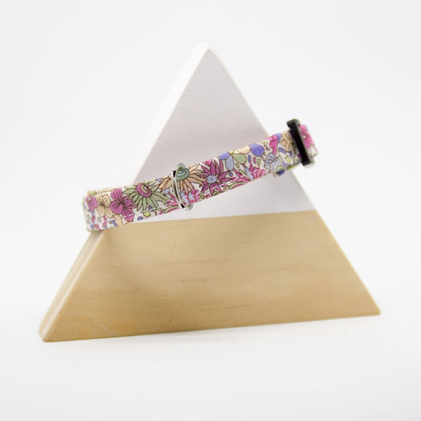 Designer Cat Collar in  Liberty of London Florals