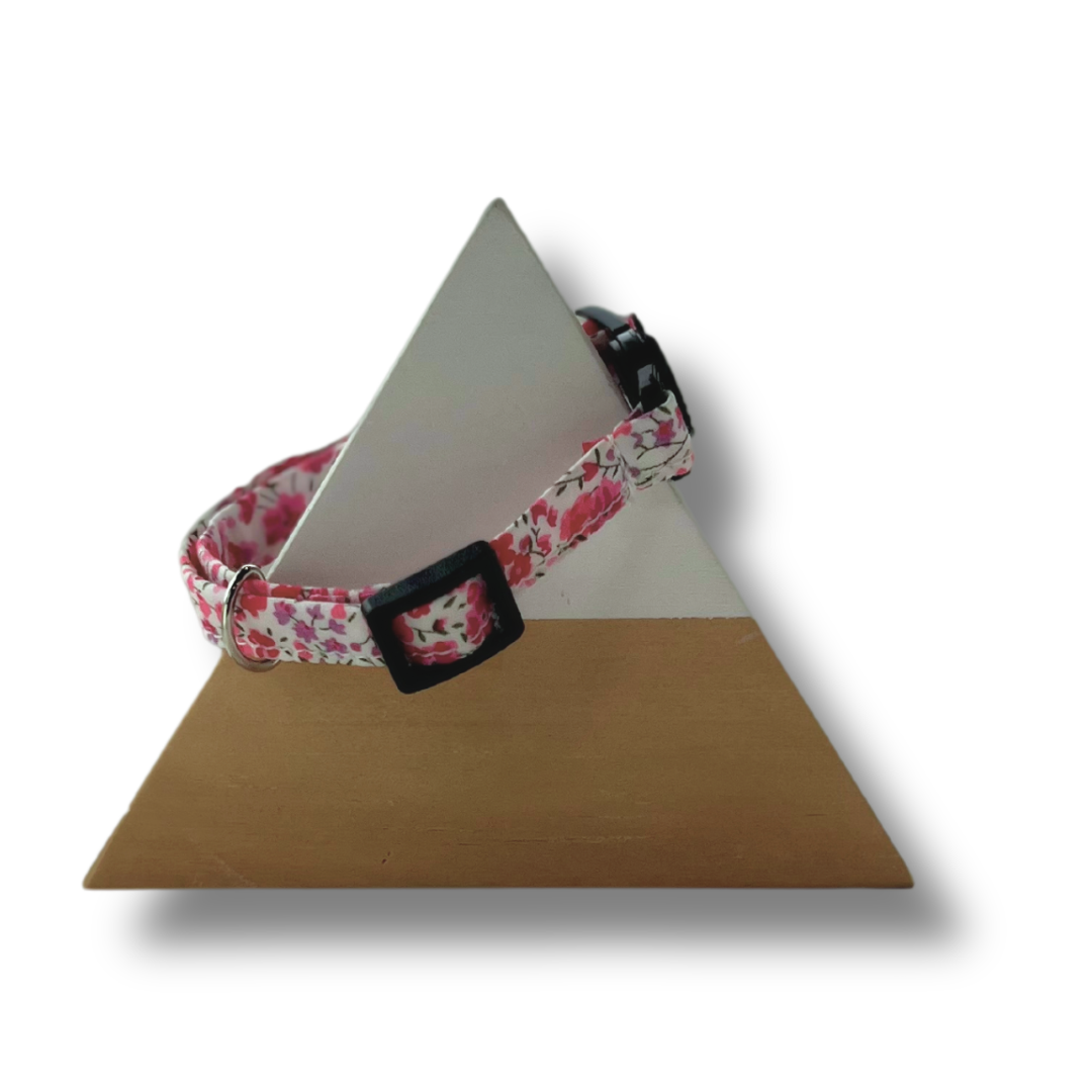 Designer Cat Collar in  Liberty of London Florals